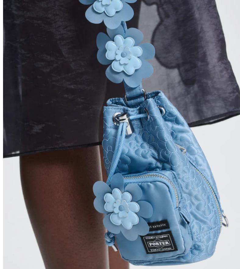 新品 セシリーバンセン ポーター コラボ ショルダー ブルー ボンサック