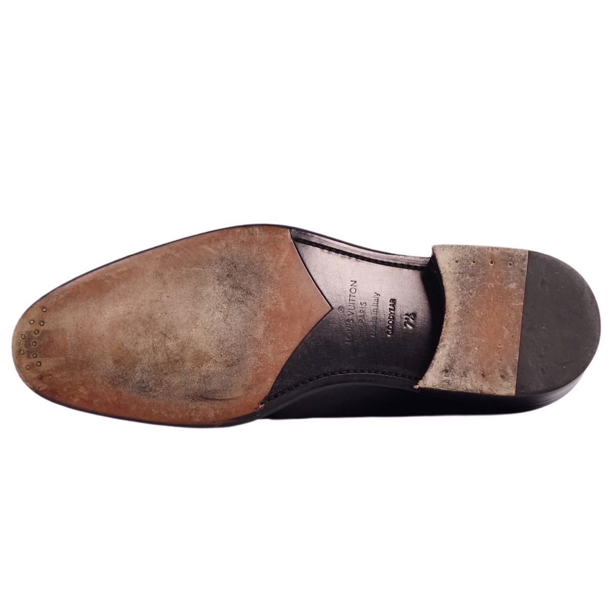 美品 ルイヴィトン LOUIS VUITTON レザーシューズ ダービーシューズ