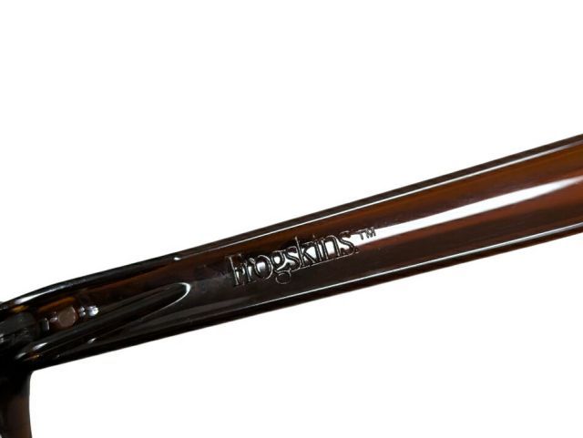 新品同様 オークリー サングラス フロッグスキン クリアブラウン 24  