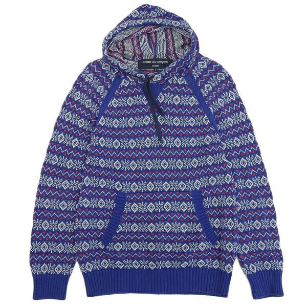 COMME des GARCONS HOMME 12AW ノルディック パーカー ◇美品◇ コムデギャルソン オム COMME DES GARCONS HOMME