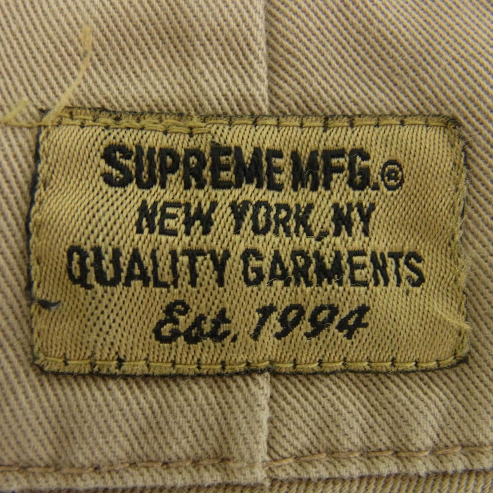 Supreme シュプリーム ボタンフライ チノ パンツ ベージュ系 36【中古