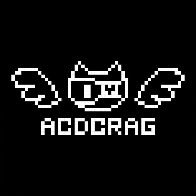 ACDC RAG】 ドットネコ T BK ブラック 原宿系 サブカル ねこ