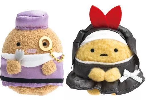 中古】ぬいぐるみ とんかつ＆えびふらいのしっぽ てのり