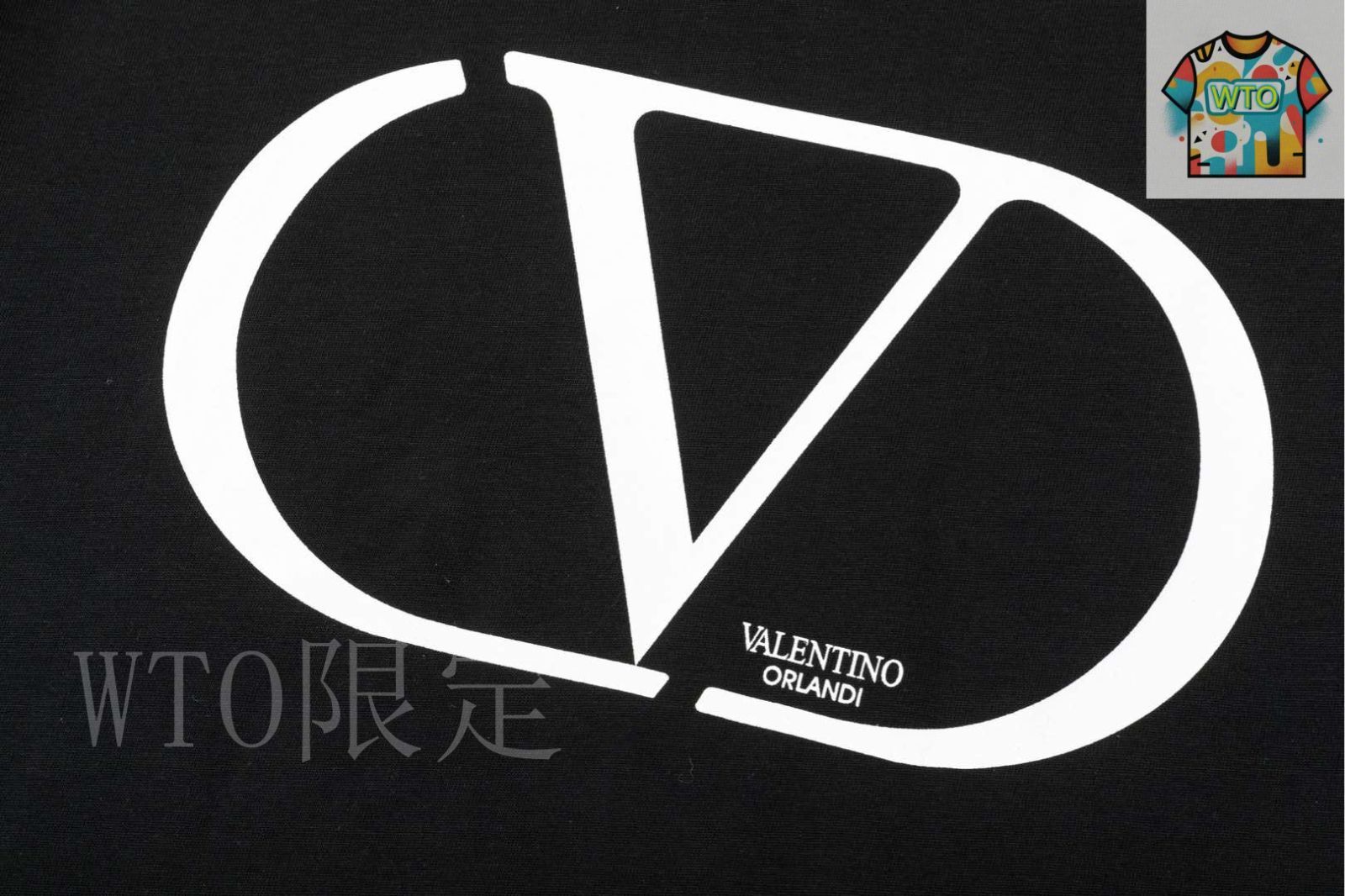 【関税＆送料込み】Valentino Garavani Valentino Logo Print 今日特価】VALENTINO Logo Print Black T シャツ-3 - メルカリ