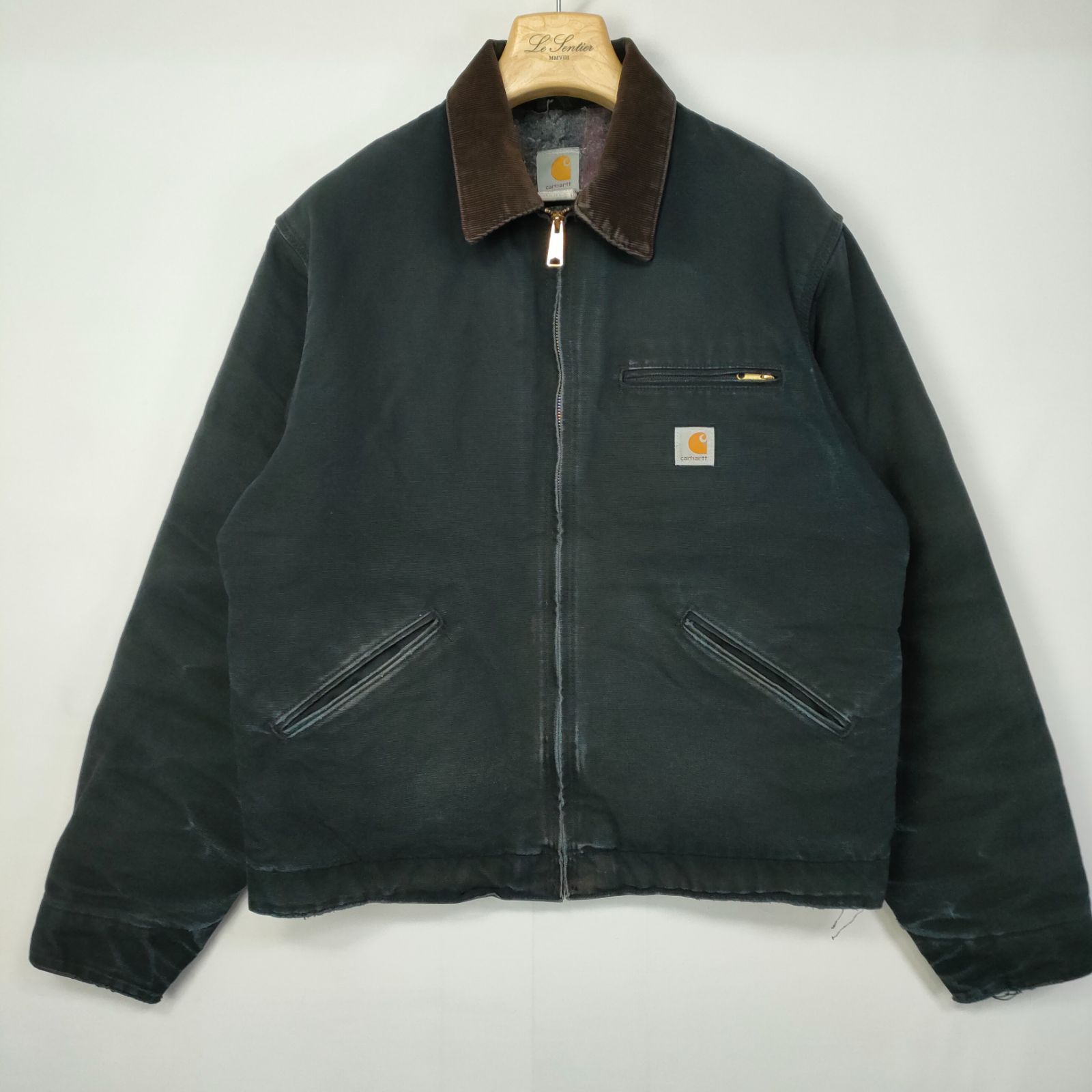 carhartt デトロイトジャケット ブラック Lサイズ アメリカ製-定番商品