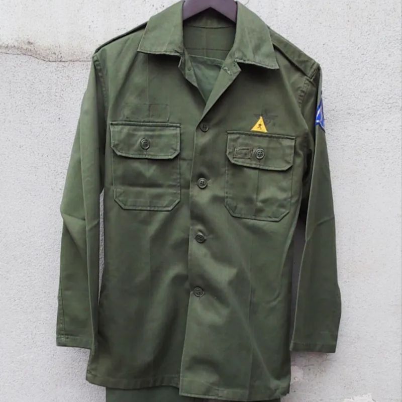 韓国陸軍実物 80年製 第53師団新兵教育隊戦闘服