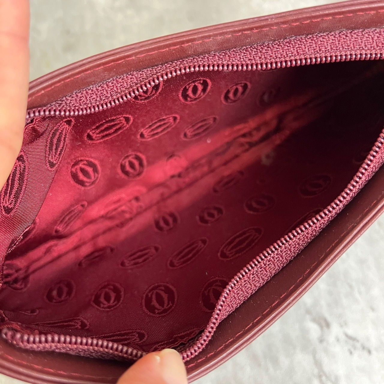 ✨極美品✨ Cartier カルティエ アクセサリーポーチ ハンドバッグ 