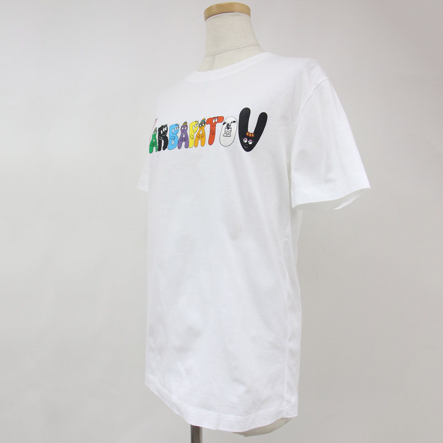 タグ付き PATOU L バーバパトゥ バーバパパ Tシャツ ホワイト 美品 PATOU パトゥ Tシャツ ホワイト 白 XS バーバパトゥ バーバパパ