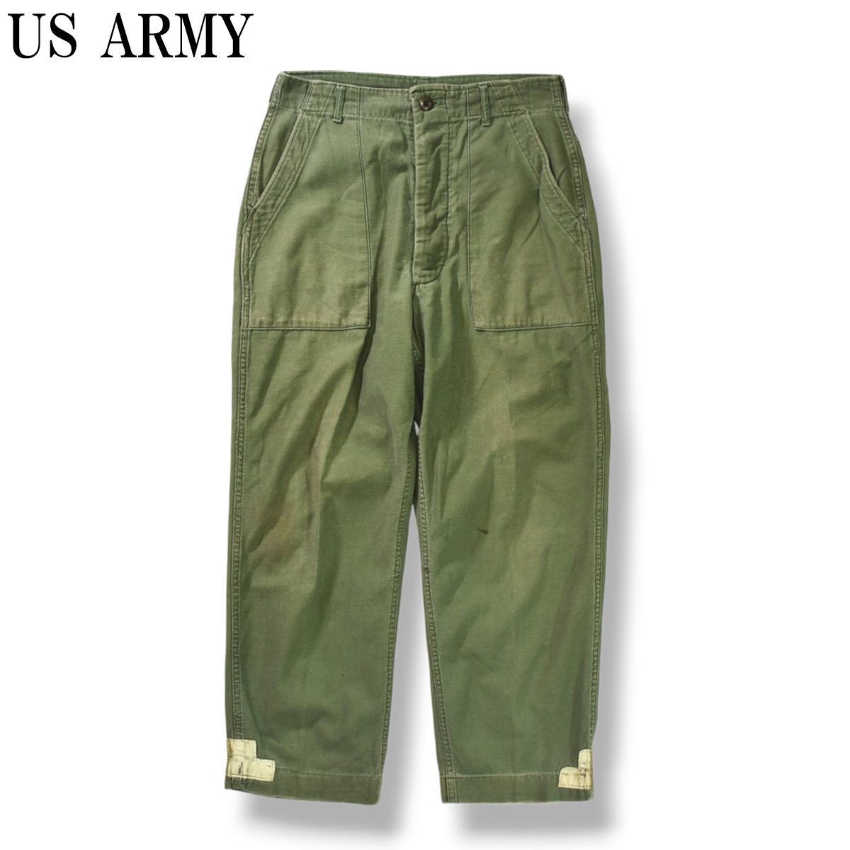 希少】 60s アメリカ軍 US ARMY 米軍 コットンサテン ベイカー 希少】 60s アメリカ軍 US ARMY 米軍 コットンサテン ベイカー