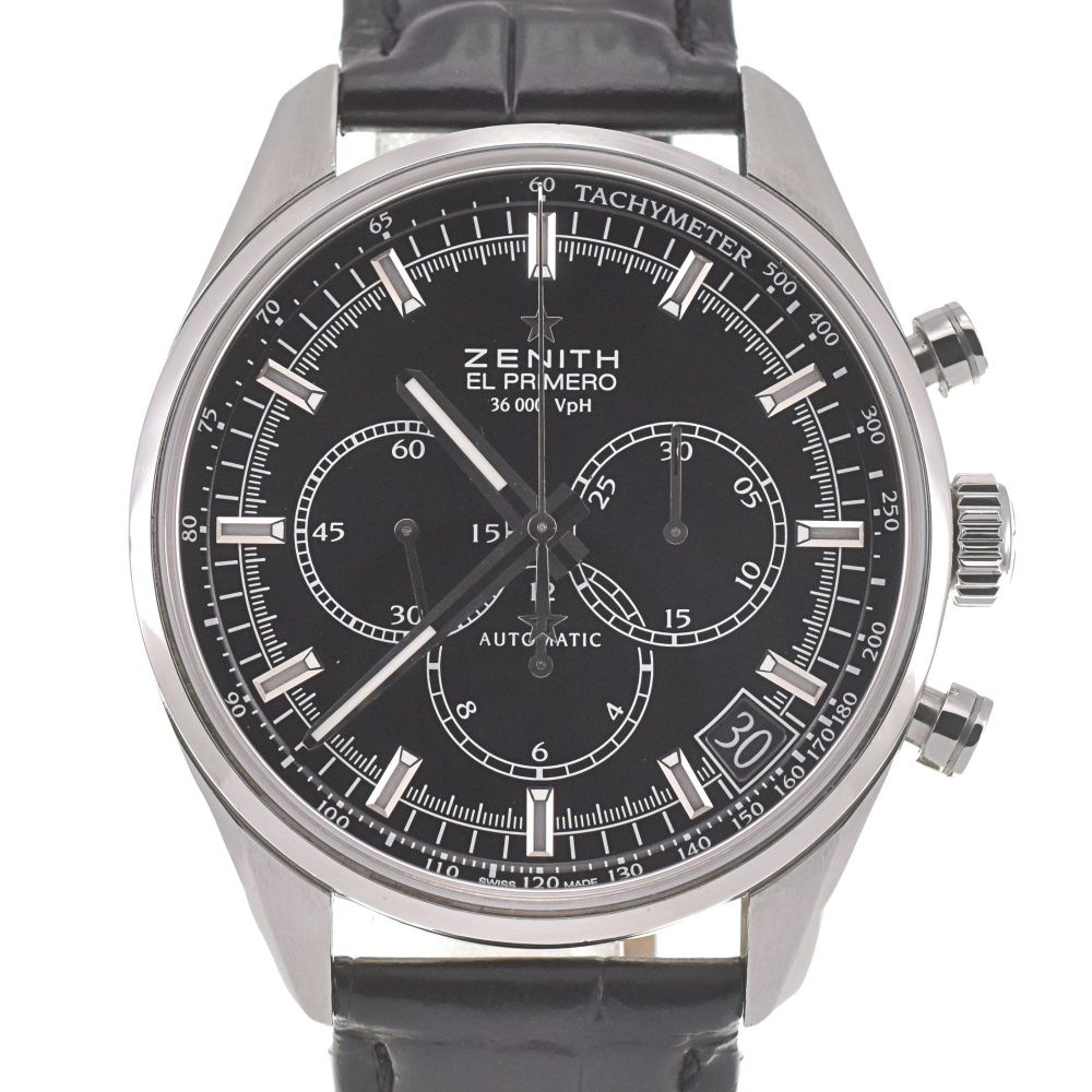 ゼニス ZENITH 03.2080.400|21.C496 クロノマスター エルプリメロ オープン 自動巻き メンズ 箱 保証書付き H 139556