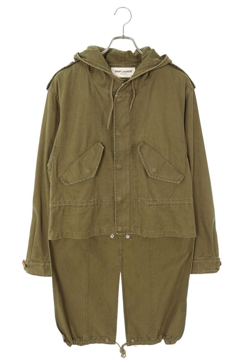サンローラン モッズコート サンローランパリ 14SS 337875 YM33N 燕尾ミリタリーモッズ