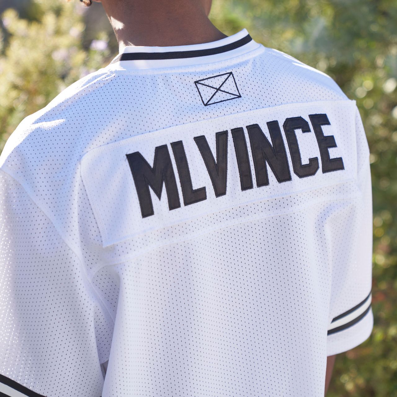 MLVINCE メルヴィンス S/S FOOTBALL SHIRT WHITE 半袖 メッシュ