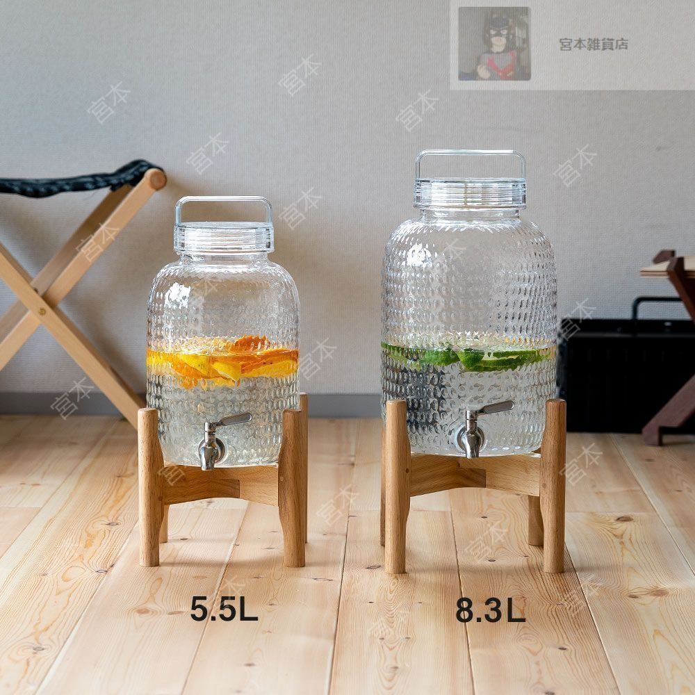 レトロ アメリカン雑貨 メイソンジャー 木製ディスペンサー 置物