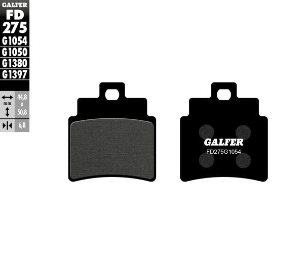 Galfer / ガルファー ブレーキパッド セミメタル | FD275G1054