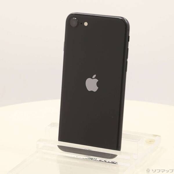 【348中古品】iPhoneSE第二世代 64GB ブラック 中古品〕 iPhone SE 第2世代 64GB ブラック MX9R2J／A SIMフリー