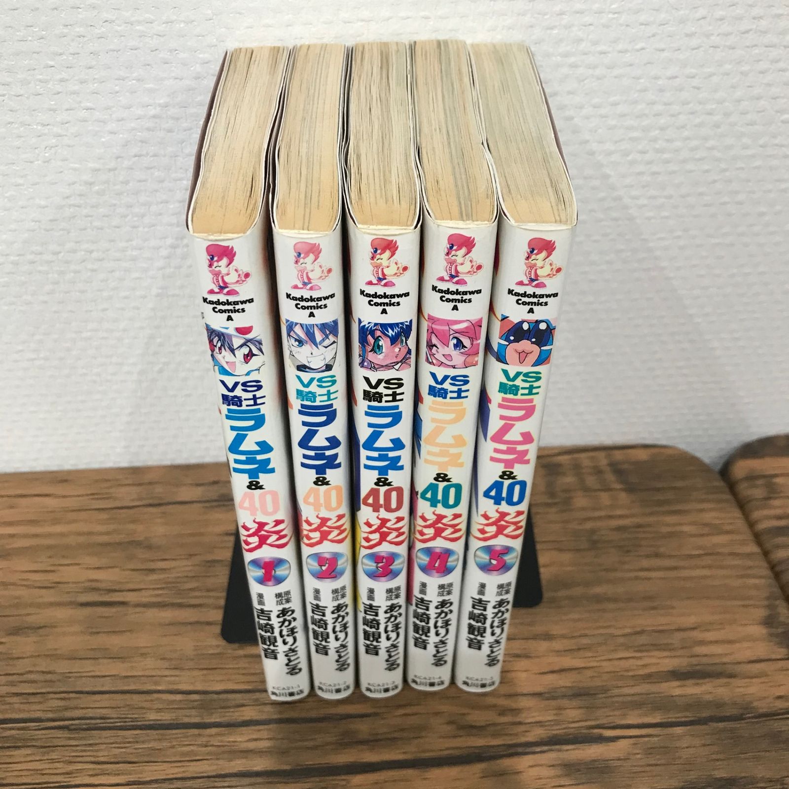 完結 全巻初版】VS騎士 ラムネ&40 炎 1〜5巻/【原案】あかほり