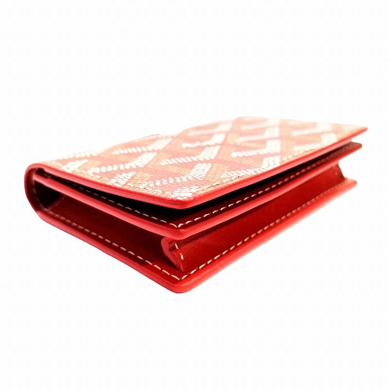 ゴヤール GOYARD 美品 名刺入れ カードケース レザー パスケース 名刺