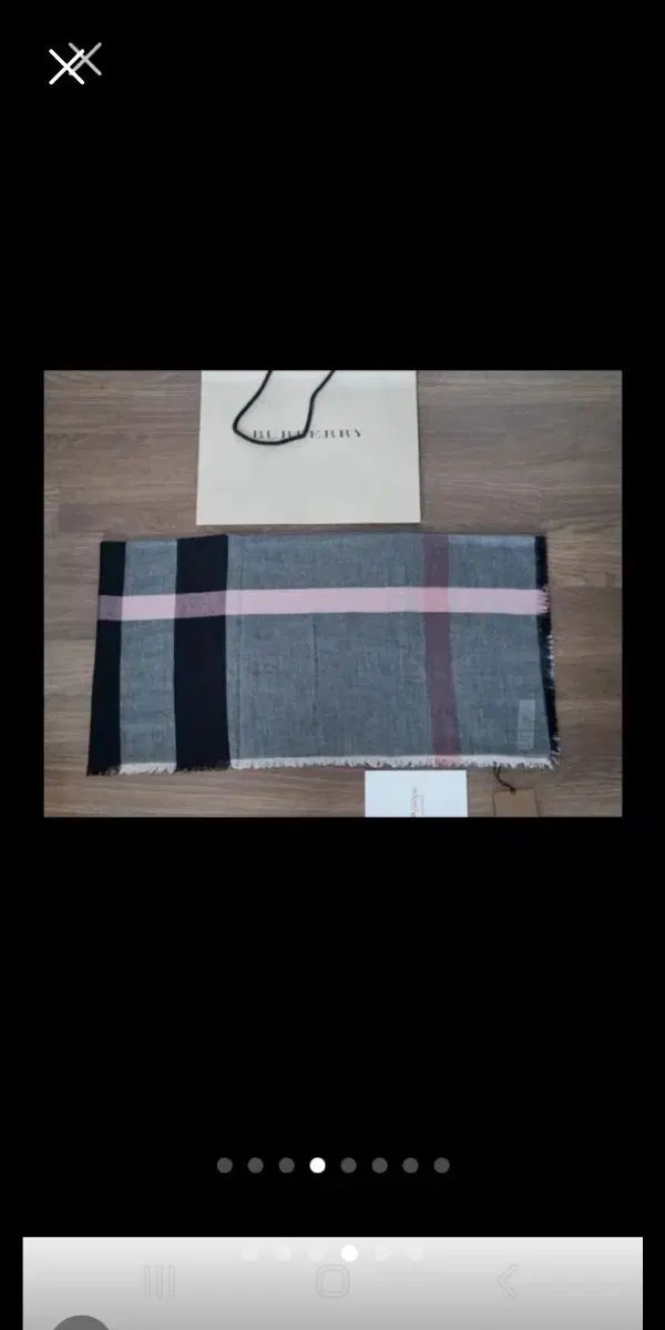 BURBERRY バーバリー メガチェック スカーフ