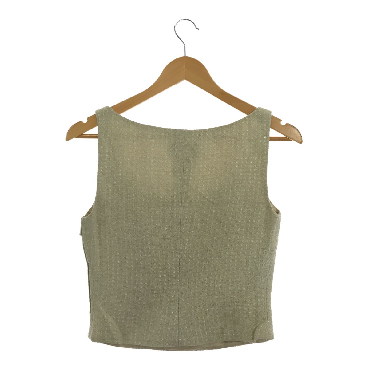 CHANEL タンクトップ 34 Chanel Ribbed Knit Tank Top, Size 34 FR