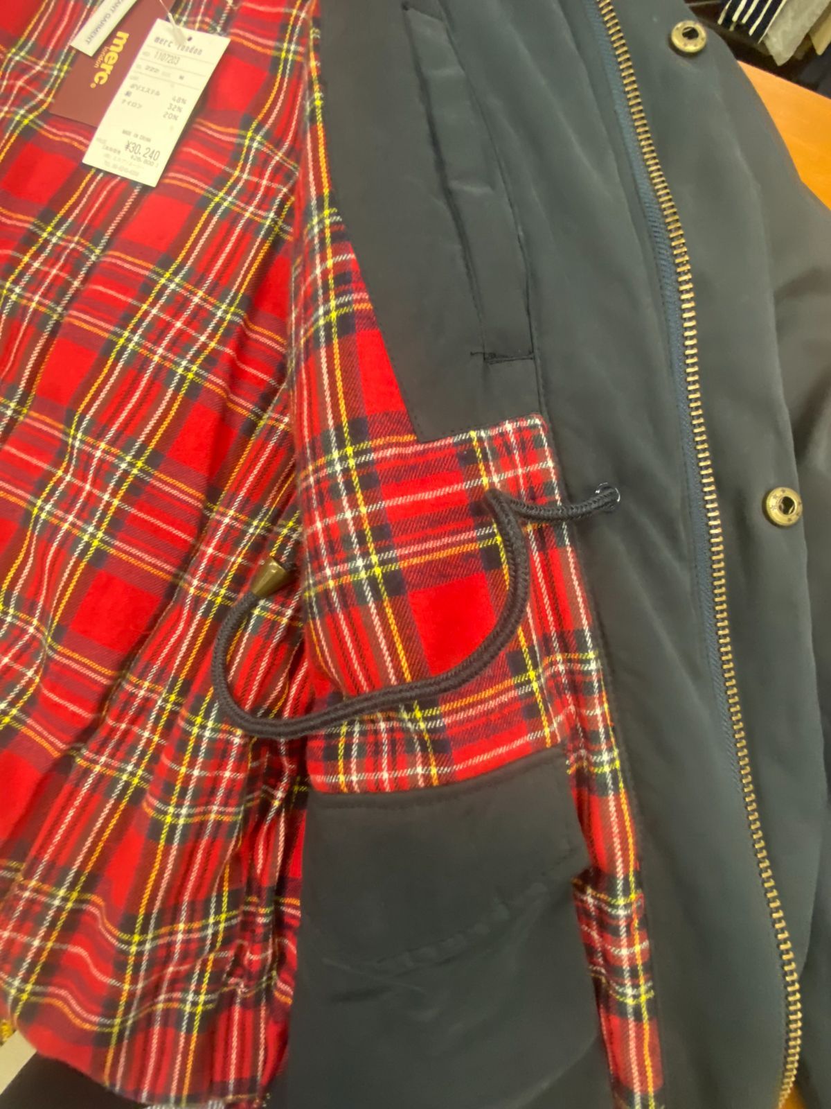 Merc London / メルク(マーク)・ロンドン モッズコート 中綿仕様の防寒 