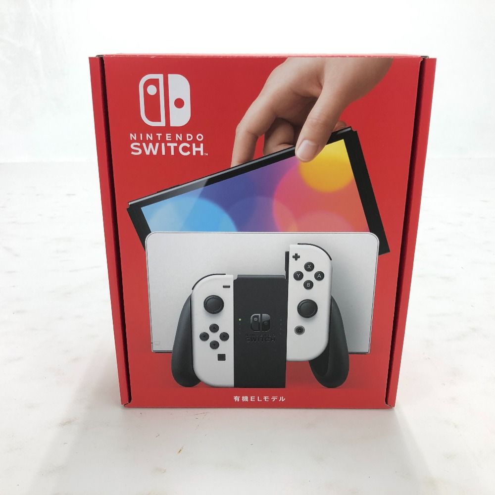 02w04173 Nintendo Switch ニンテンドースイッチ 有機ELモデル Joy-Con(L)/(R) ホワイト 本体セット ※未使用品  【中古品】 - メルカリ