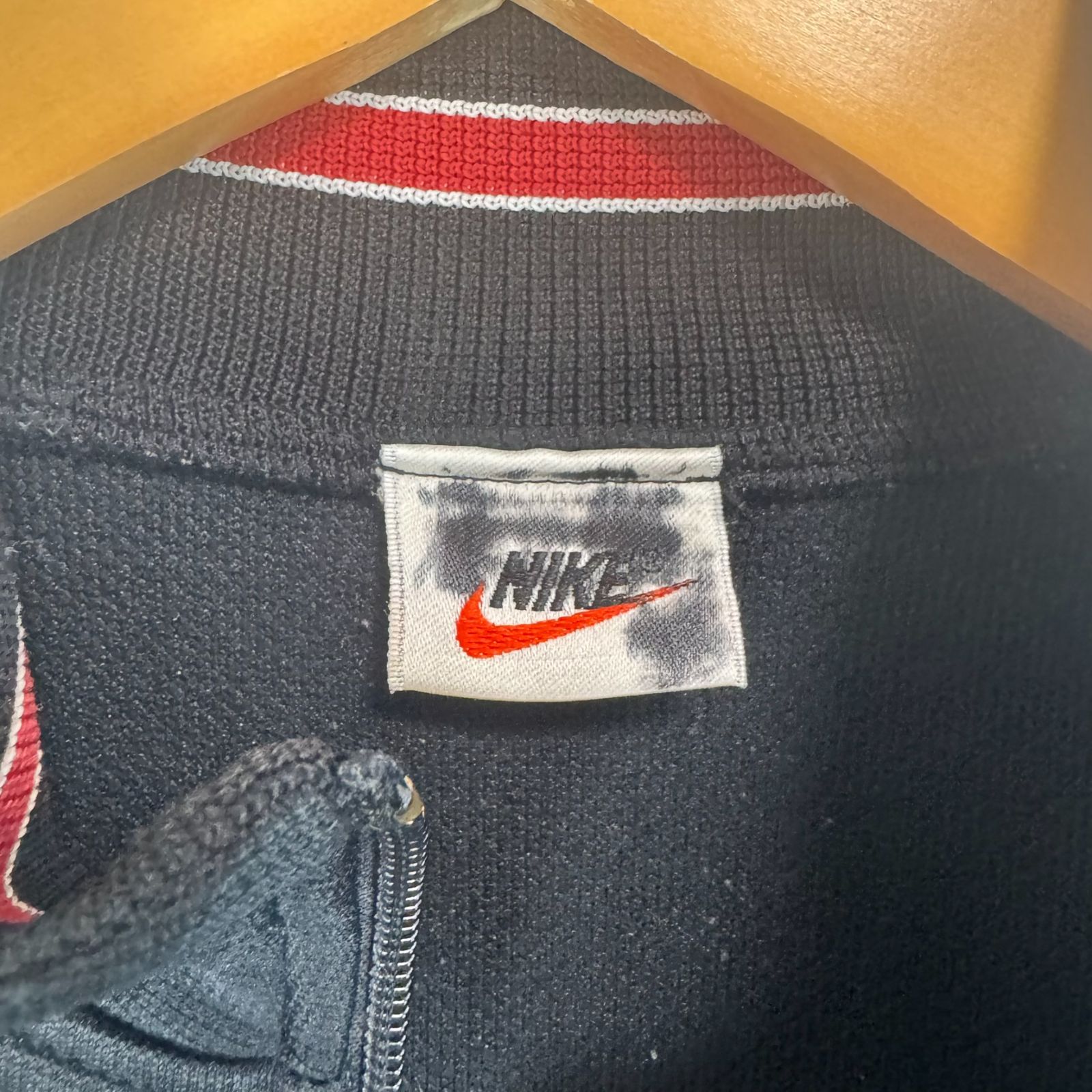 90's NIKE ナイキ トラックジャケット スタンドカラー ショート丈 90s NIKE ナイキ トラックジャケット ジャージ スタンドカラー
