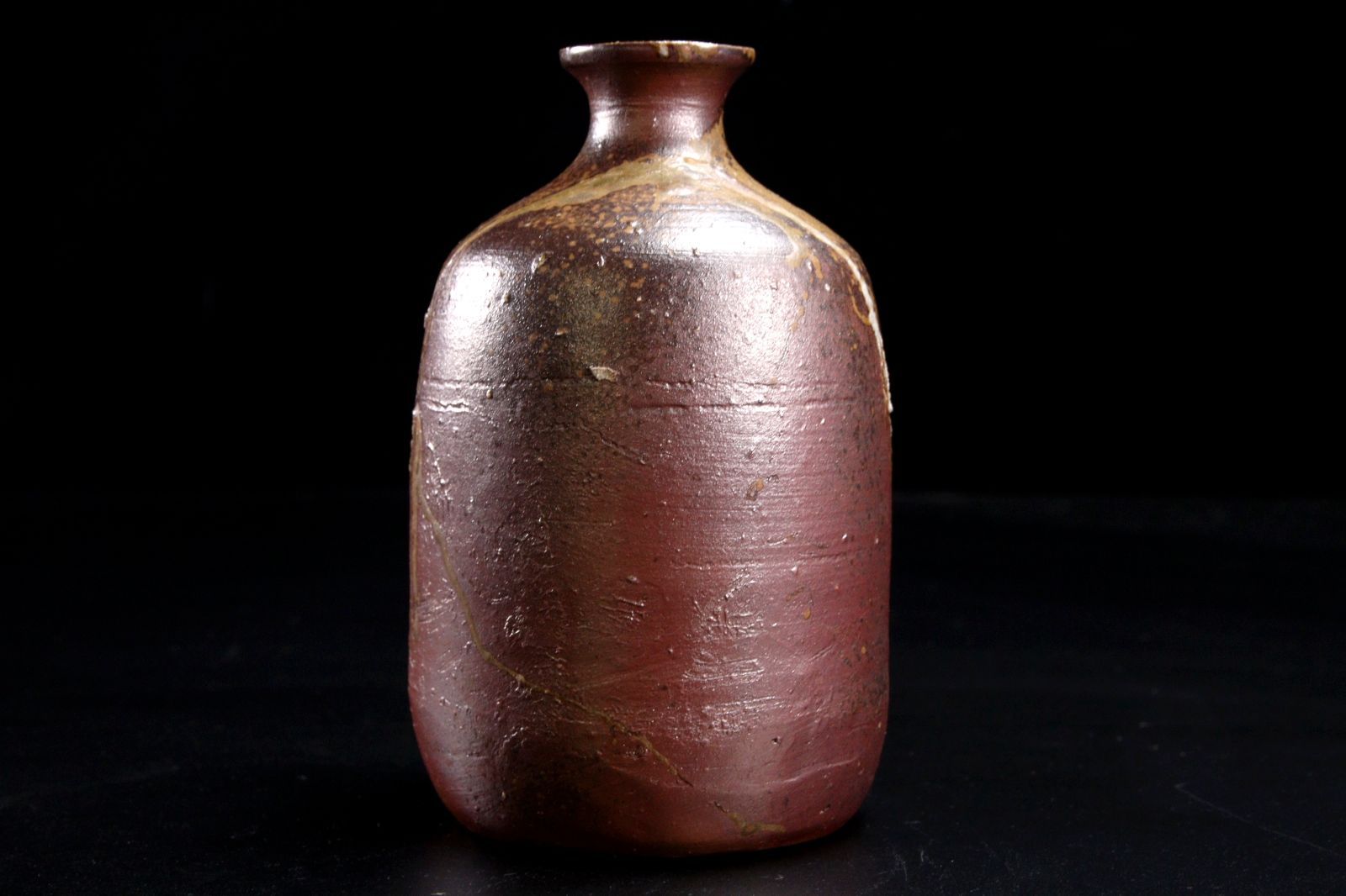 専用 金重陶陽 備前徳利 底面に「ト」 高さ約27.8㎝ 東さ7-