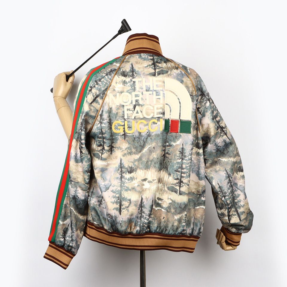 GUCCI ノースフェイス　コラボ　ジャージ 美品】グッチxノースフェイス GuccixThe North Face 671444