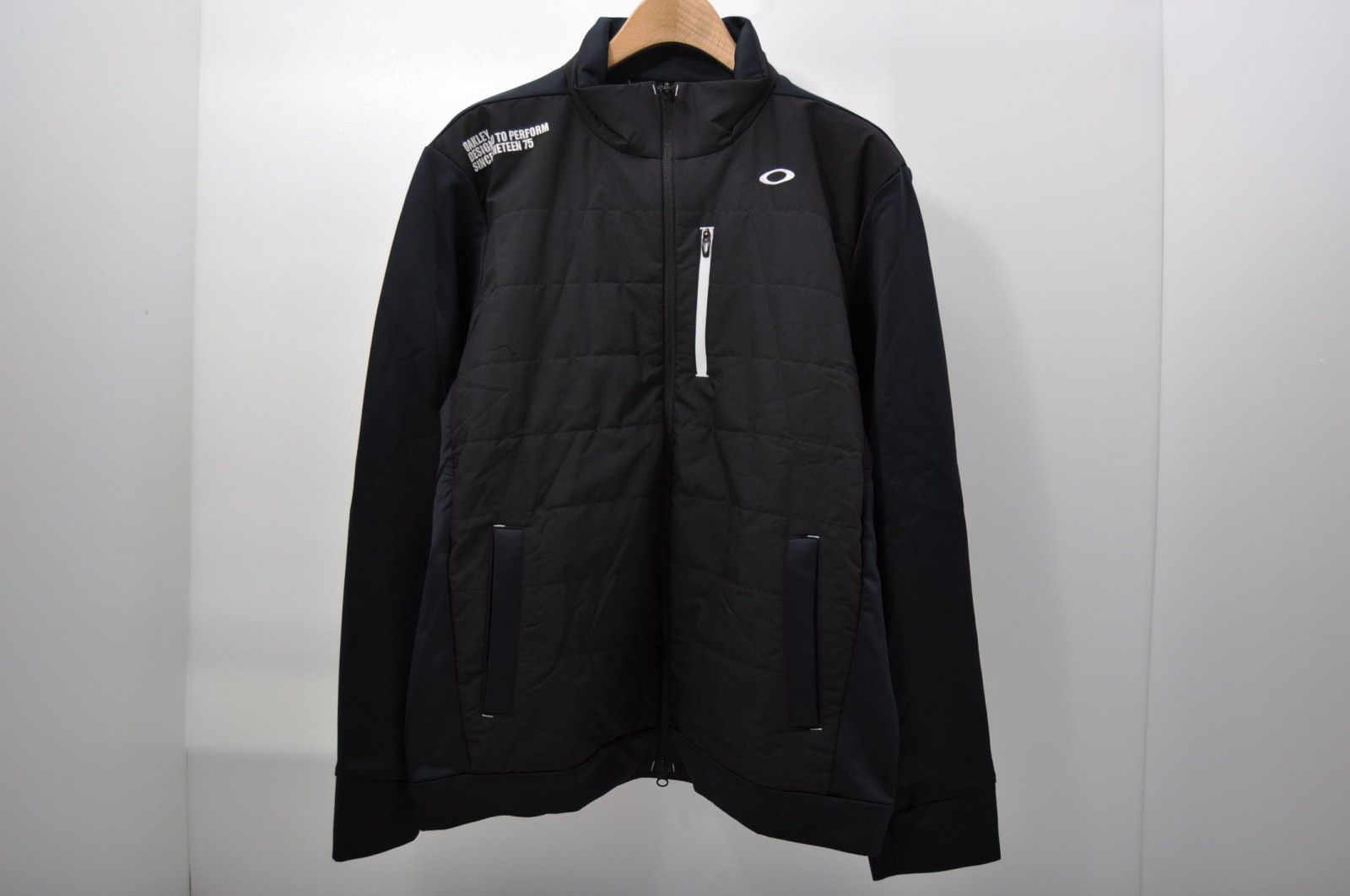 中古 メンズ オークリー OAKLEY ブルゾン 2XL 黒 ブラック 長袖ダブル