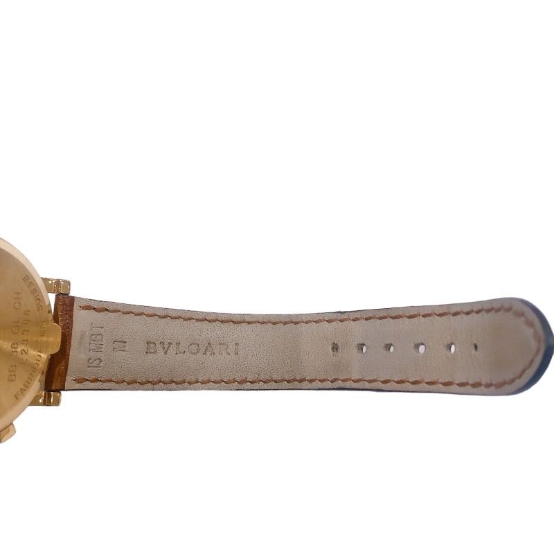 ブルガリ BVLGARI ブルガリブルガリ　クロノグラフ BB38GLCH K18イエローゴールド メンズ 腕時計