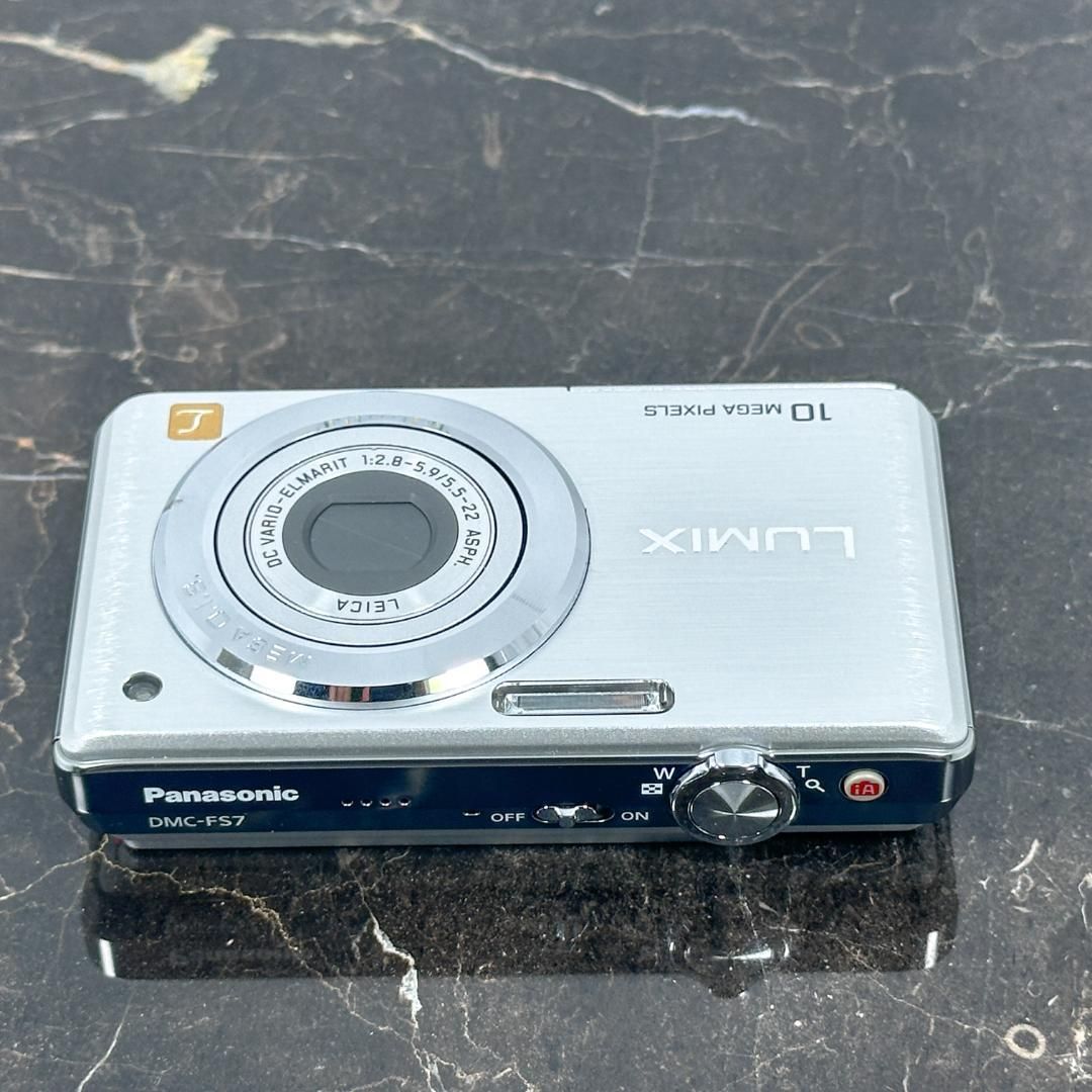 LUMIX DMC-FS7 シルバー デジタルカメラ　【動作確認済】 Panasonic LUMIX DMC-FS7 シルバー デジカメ 動作確認済