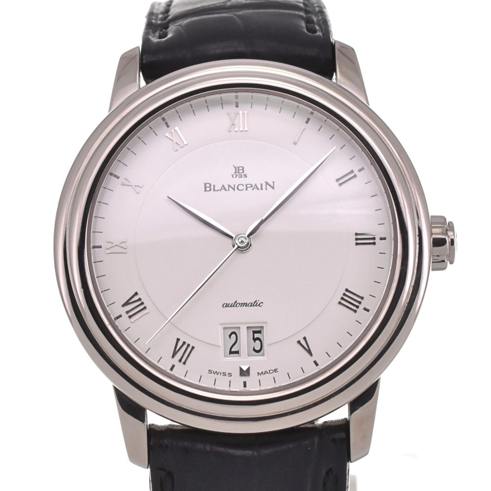 ブランパン Blancpain ヴィルレ ダブルウィンドウ K18WG 38mm ブランパン Blancpain 6850 ヴィルレ ダブルウィンドウ デイト 自動