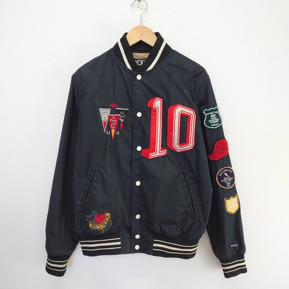 10Deep テンディープ スタジャン ナイロンジャケット ブルゾン 