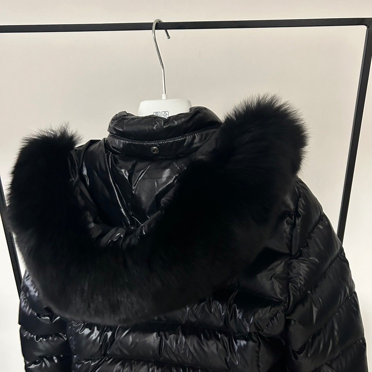モンクレール MONCLER☆BADYFUR☆ブラック☆リアルフォックスファー 