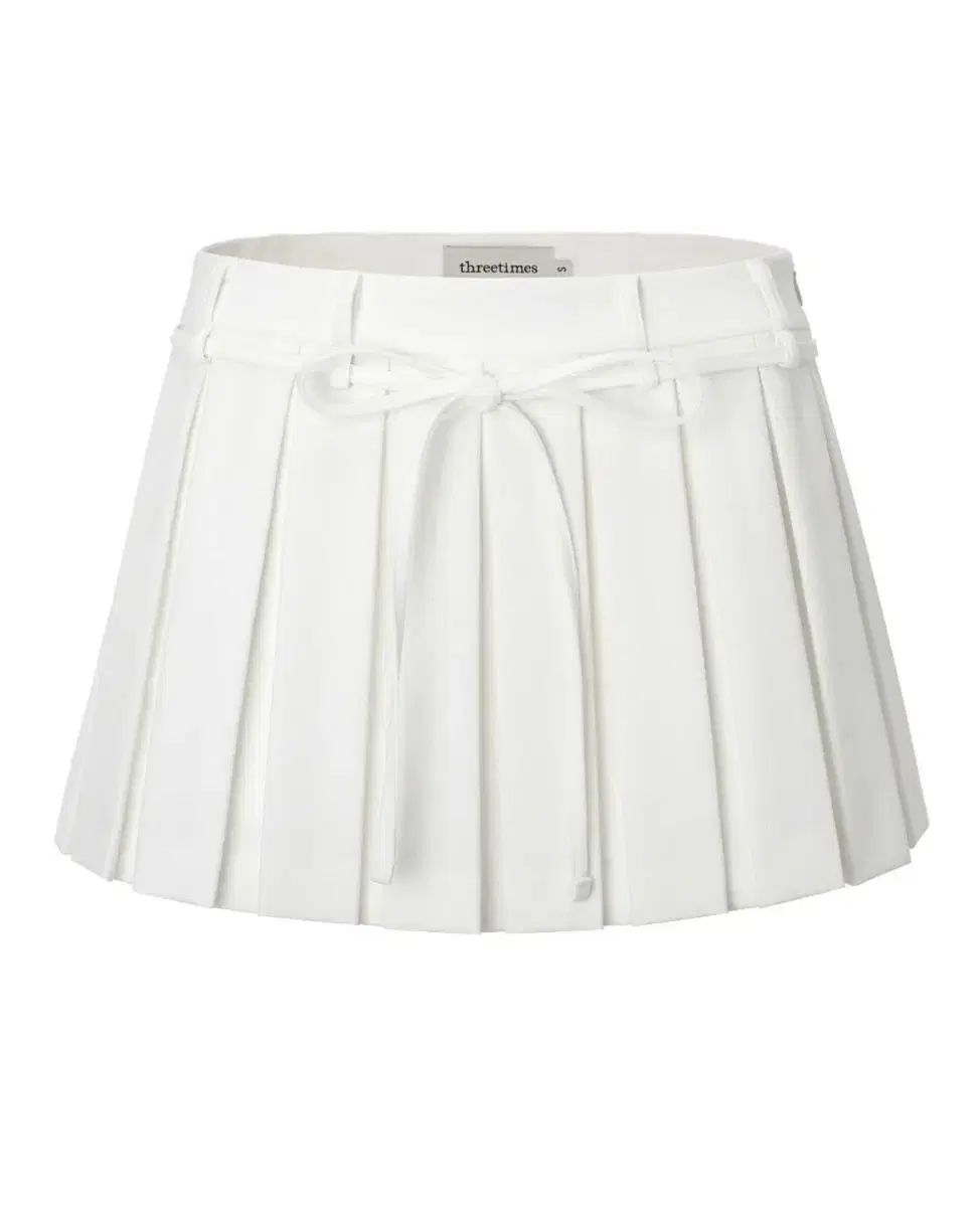 スリータイムズ チアスカート ホワイト S