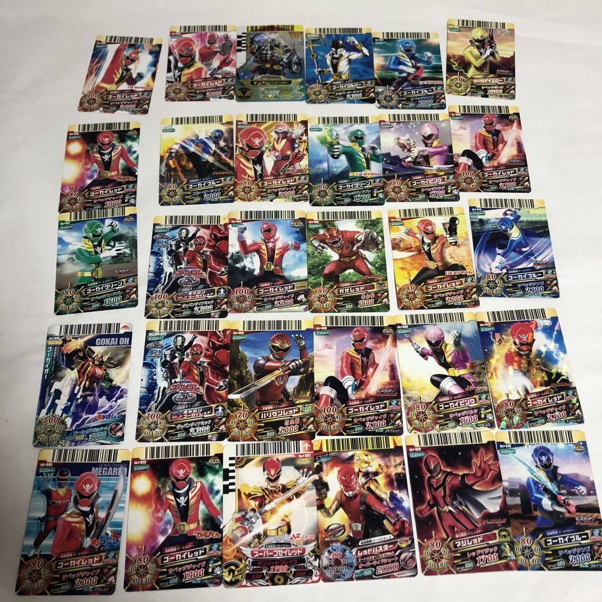 ダイスオーカード 美品 まとめ売り バラ売り不可 ダイスオーDX 昭和 平成 スーパー戦隊 まとめ売り 16枚 カード