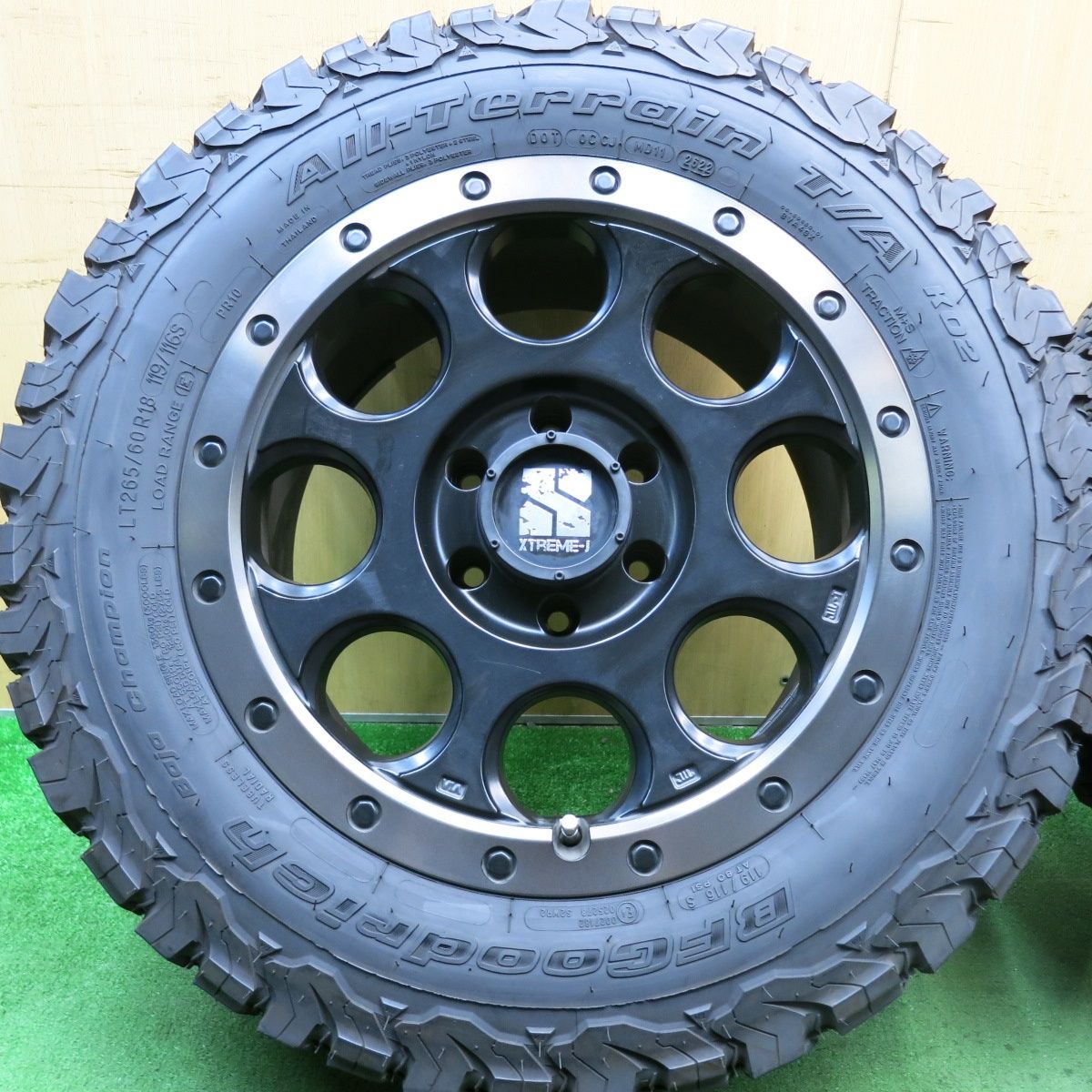 バリ溝!22年!キレイ!9.5分☆XTREME-J 265/60R18 119/116S BF バリ溝!22年!キレイ!9.5分☆XTREME-J 265/60R18 119/116S BF