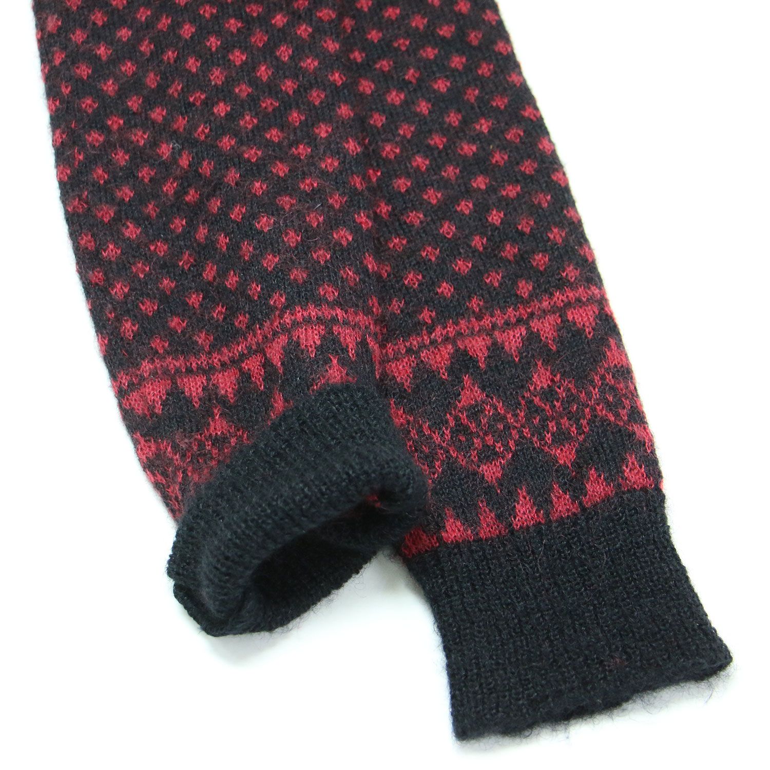 ヒステリックグラマーCAT猫刺繍 ブラックカーディガン HYSTERIC GLAMOUR ヒステリックグラマー カーディガン レッド