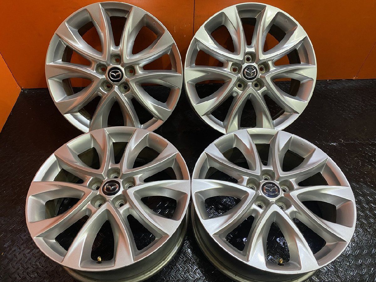 MAZDA マツダ CX-5 純正ホイール 19インチ 4本 7J5HPCD114.3 50 CX-8 アテンザ等 VHC465
