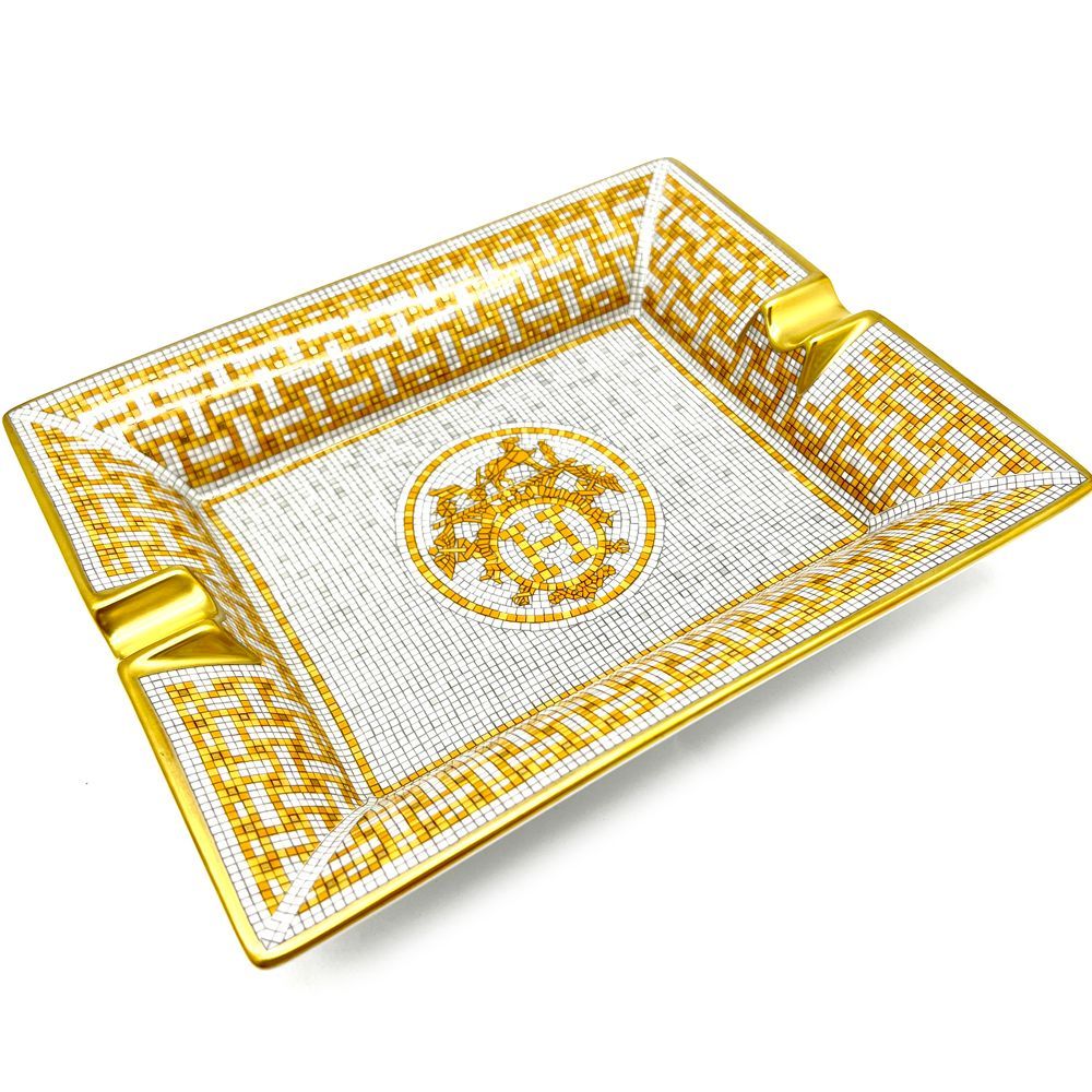 HERMES エルメス モザイク ヴァンキャトル 灰皿 トレイ アクセサリー