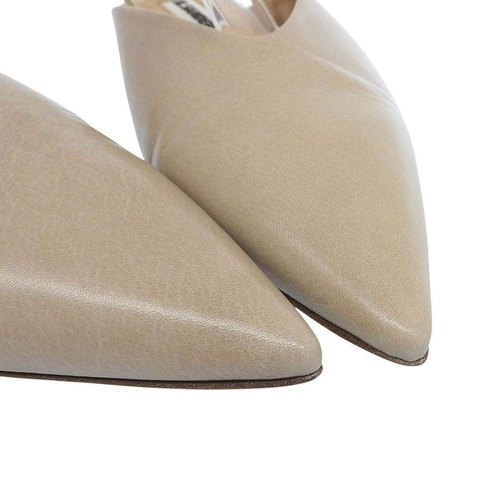 新品未使用　JIL SANDER バンブーフラットミュール　37 箱付超美品 ジルサンダー JIL SANDER 2023年 BAMBOO FLAT SANDAL