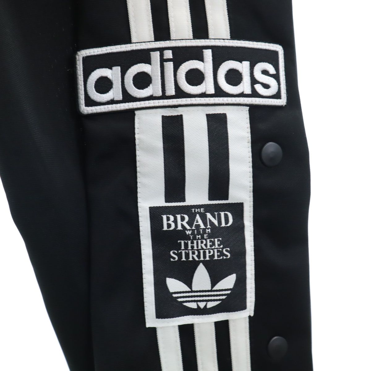 古着 adidas アディダス トラックパンツ ジャージ トレフォイルロゴ 黒 古着 adidas アディダス トラックパンツ ジャージ トレフォイル