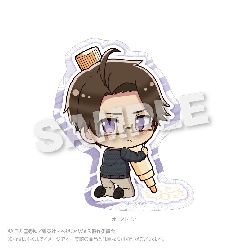 新品/公式】ヘタリア World☆Stars_ミニキャラステッカー おえかきっ