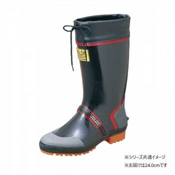 福山ゴム工業 長靴 ジョルディック DX-2 24.0cmブラック AA14700