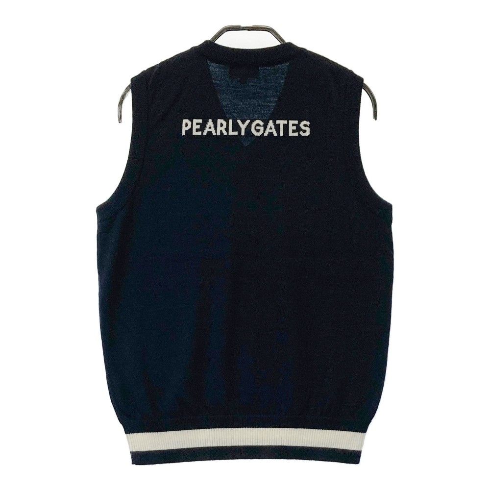 サイズ：0 PEARLY GATES パーリーゲイツ Vネック ニットベスト
