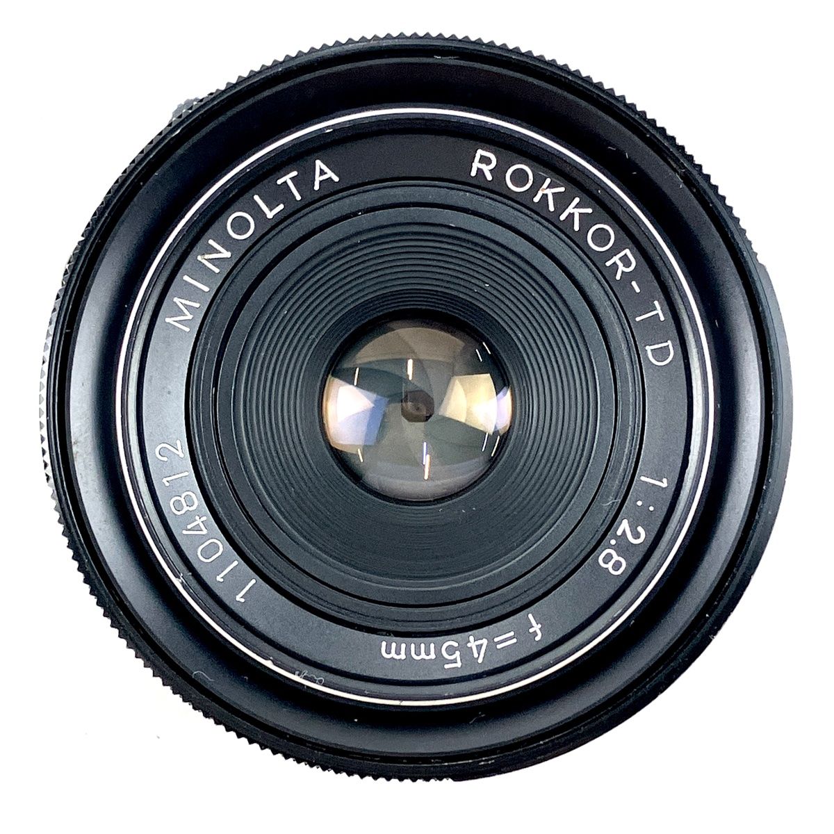 ミノルタ MINOLTA ROKKOR-TD 45mm F2.8 パンケーキ 一眼カメラ用