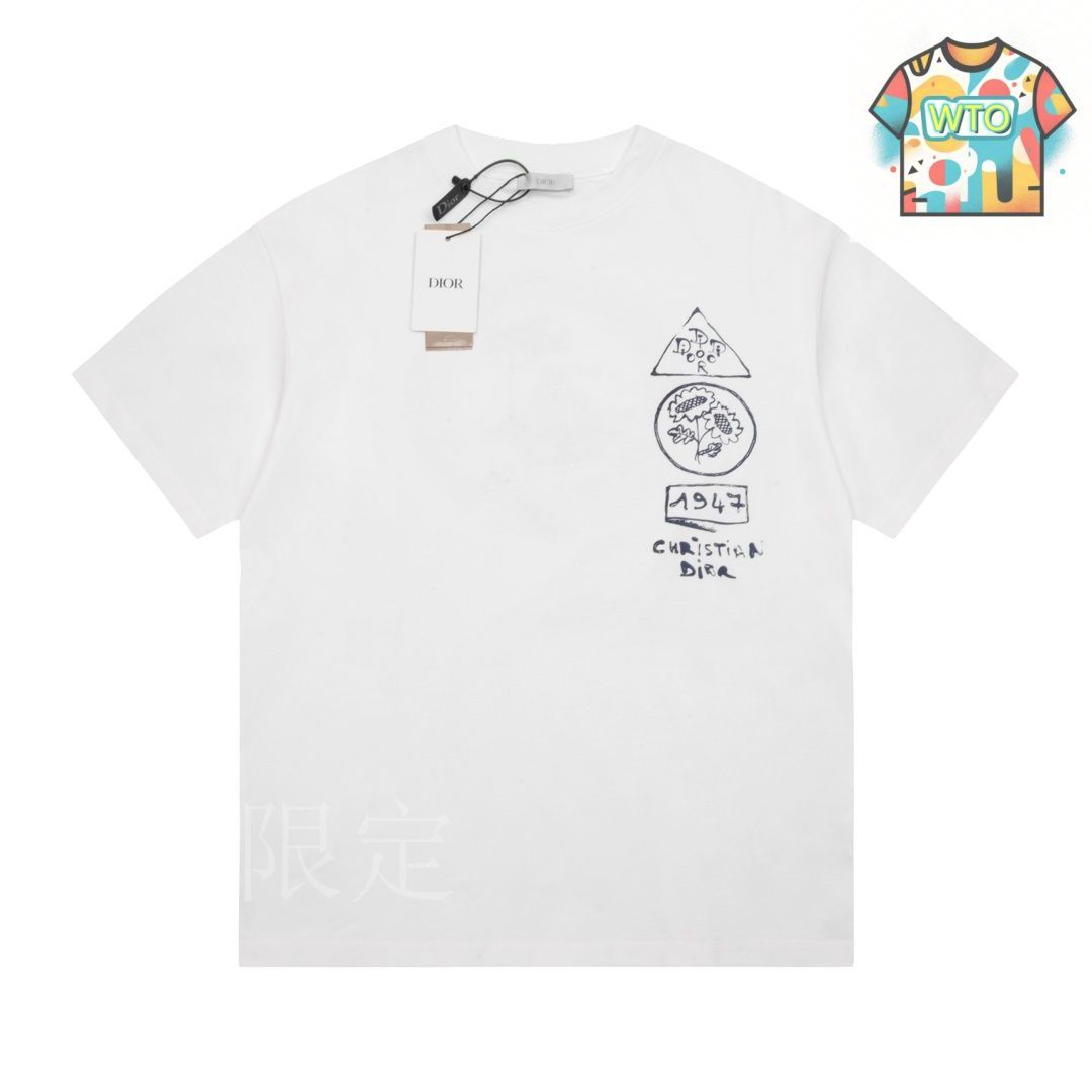 【どんな装いにもピッタリ３色！】DIOR Tシャツ 24SS/大人気！】Dior☆Christian Dior Couture Tシャツ (Dior/T