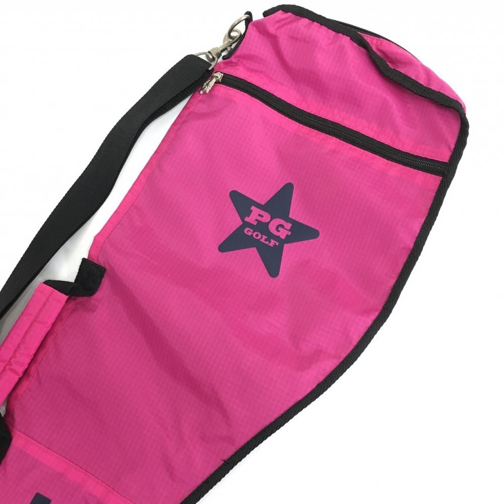 ○★新品 未使用 パーリーゲイツ クラブケース クラブバッグ ピンク ☆SALE20％OFF☆【美品】パーリーゲイツ クラブケース ピンク×黒