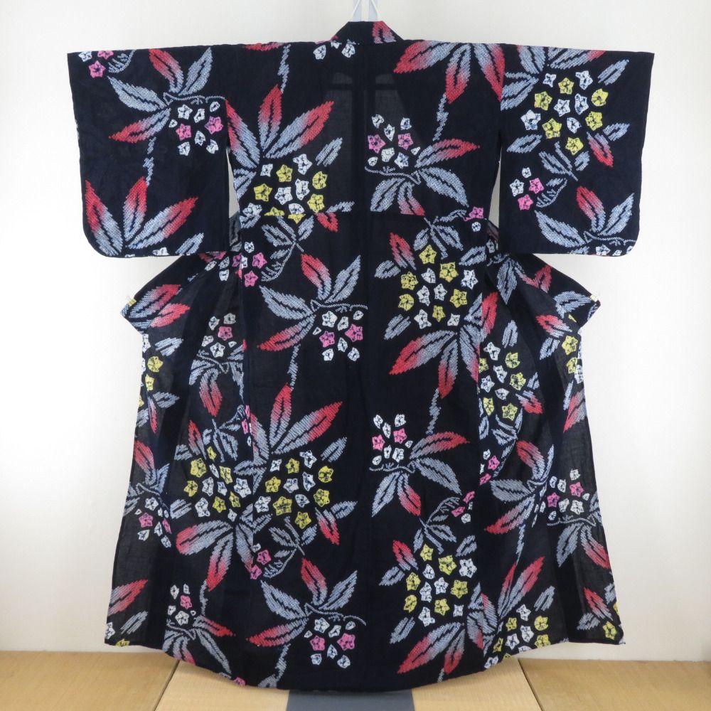 E7 超希少◇レアカラー◇高級 有松鳴海総絞り 浴衣 カラフル