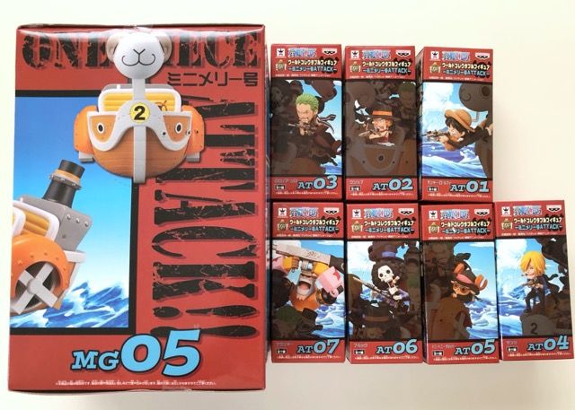 ワンピース ワールドコレクタブルフィギュア ミニメリー号attack